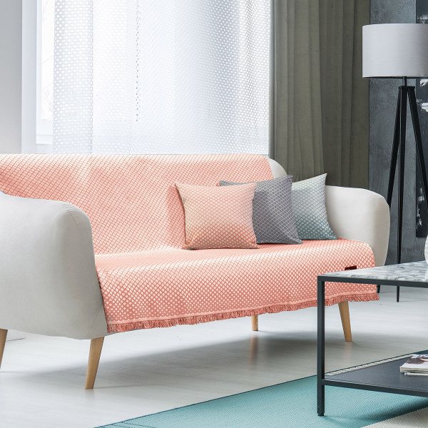 Beauty Home Ριχτάρι Μονοθέσιο Art 8456 180x170 Κοραλί