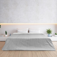 Beauty Home Κουβέρτα King Size διπλής όψεως Cross matelasse Art 11173 260x270 Γκρι