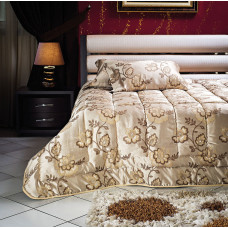 Beauty Home Σετ πάπλωμα υπέρδιπλο Art 1447  220x240  Εμπριμέ,Χρυσαφί