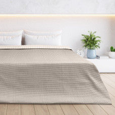 Beauty Home Κουβέρτα μονή διπλής όψεως Cross matelasse Art 11173 170x270 Άμμου