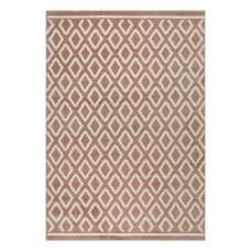 Beauty Home Πατάκι Vibe Art 9575 67x150 Pink White Ροζ Λευκό