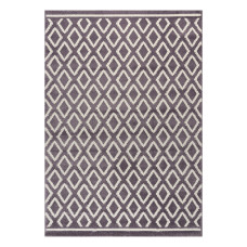 Beauty Home Πατάκι Vibe Art 9578 67x150 Lila White Λιλά Λευκό