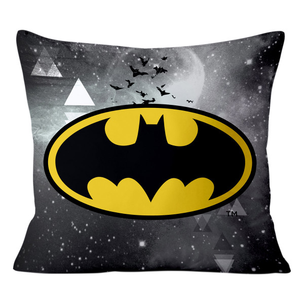 Beauty Home Μαξιλάρι με γέμιση Art 6184 Batman 40x40 Γκρι