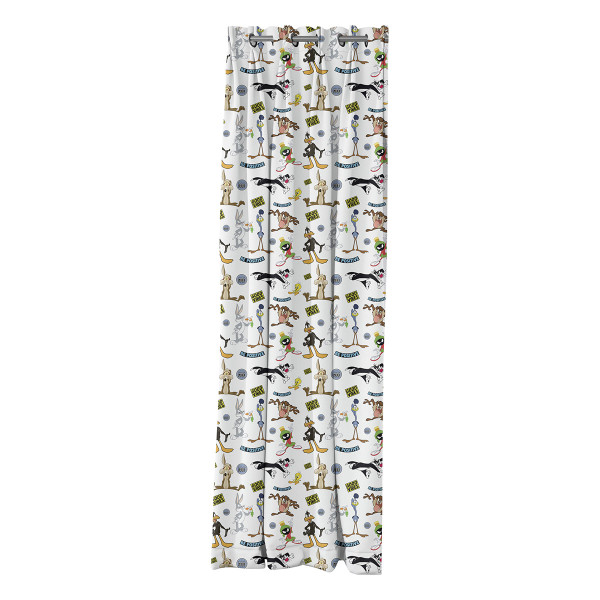 Beauty Home Κουρτίνα με 8 μεταλλικούς κρίκουςArt 6188 Looney Tunes 180x250 Εμπριμέ