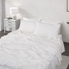 Beauty Home Σετ σεντόνια υπέρδιπλα Hilton Art 11151 240x280 Λευκό