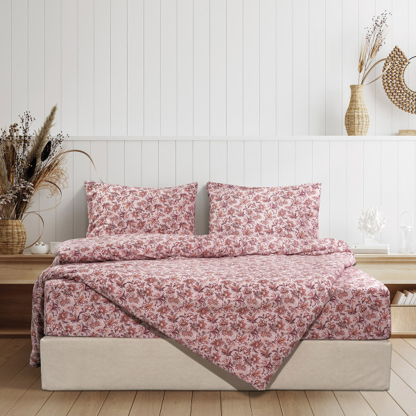 Beauty Home Σετ σεντόνια φανελένια υπέρδιπλα Varda Art 11183 240x260 Εμπριμέ
