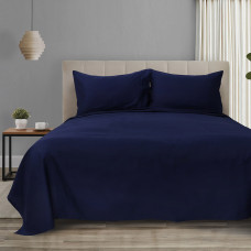 Beauty Home Σετ σεντόνια υπέρδιπλα με λάστιχο 4 Seasons Art 12000 240x270 Μπλέ