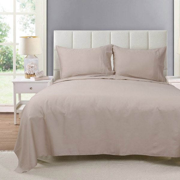Beauty Home Σετ σεντόνια King Size με λάστιχο 4 Seasons Art 12000 260x270 Μπεζ