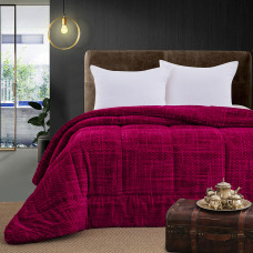 Beauty Home Κουβερτοπάπλωμα υπέρδιπλο Art 11526 220x240 Μπορντό