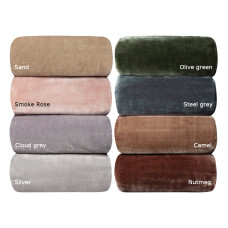 Beauty Home Κουβέρτα μονόχρωμη υπέρδιλη Bernese Art 10500 σε 8 αποχρώσεις 220x240  Cloud grey