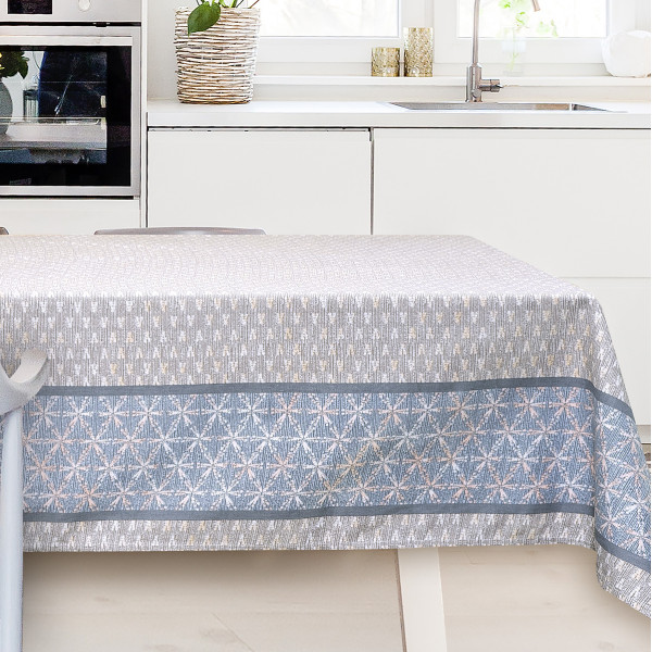 Beauty Home Τραπεζομάντηλο Mint Art 8487 Εμπριμέ 140x180