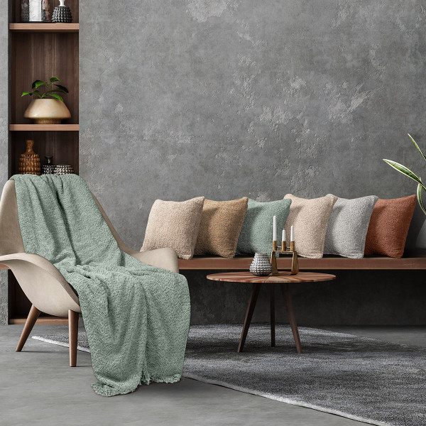 Beauty Home Ριχτάρι Μονοθέσιο Lamb Art 8574 180x160 Μέντα