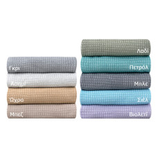 Beauty Home Κουβέρτα μονή Tender ζακάρ Art 12300 σε 9 αποχρώσεις 170x260  Γκρι