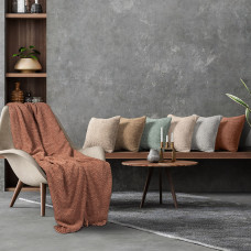 Beauty Home Ριχτάρια Lamb σετ 2τμχ Art 8570 (180x250 + 180x300) Ροζ