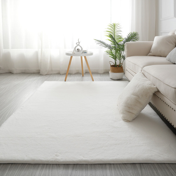 Beauty Home Πατάκι Rabbit Art 9640 67x140 Λευκό