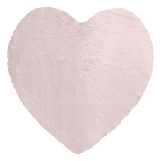 Beauty Home Πατάκι Rabbit Art 9646 Καρδιά 80x80 Ροζ