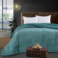 Beauty Home Κουβερτοπάπλωμα υπέρδιπλο Art 11560 220x240 Πετρόλ