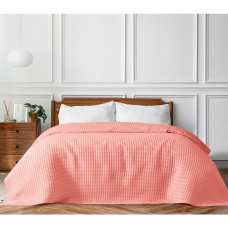 Beauty Home Πικέ υπέρδιπλη waffle Art 1990 Coral 230x240 Κοραλί
