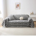 Beauty Home Ριχτάρια σετ 3τμχ Art 8614 (180x160 + 180x250 + 180x300) Γκρι
