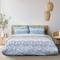 Beauty Home Σετ παπλωματοθήκη υπέρδιπλη Turtle Art 12187 230x250 Γκρι,Μπεζ