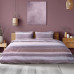 Beauty Home Σετ σεντόνια μονά με λάστιχο Maya Art 12085 105x200+30 Λιλά