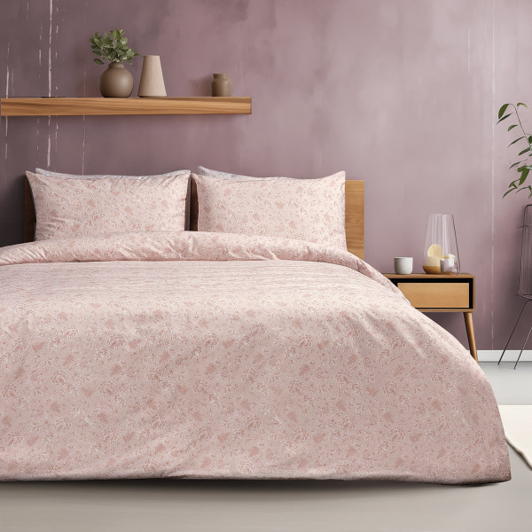 Beauty Home Σετ σεντόνια μονά με λάστιχο Tortugas Art 12091 105x200+30 Σομόν