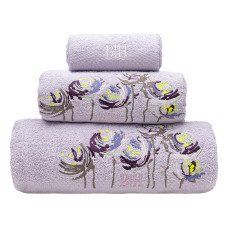 Beauty Home Σετ πετσέτες Art 3396 Σετ 3τμχ Λιλά