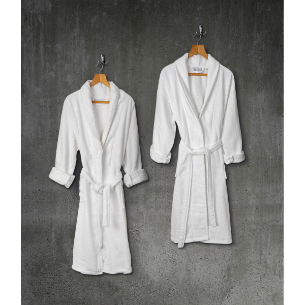 Beauty Home Μπουρνούζι παιδικό Belton Kids 100% Cotton Pennie με κουκούλα Art 3065 400gsm Λευκό 10-12 ετών