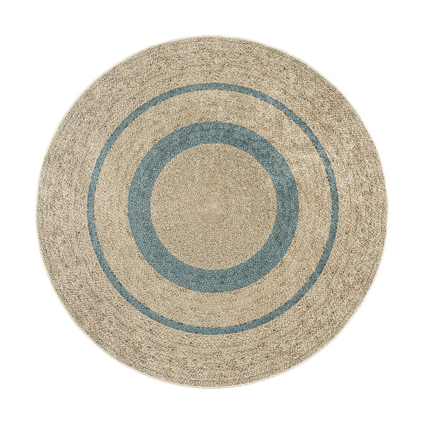 Beauty Home Ροτόντα 90x90 Jute Art 9131 Μπεζ,Μπλε