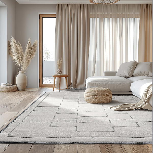 Beauty Home Πατάκι Cozy Art 9636 67x220 Εκρού