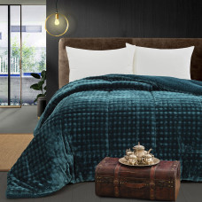 Beauty Home Κουβερτοπάπλωμα υπέρδιπλο Art 12514 220x240 Πετρόλ