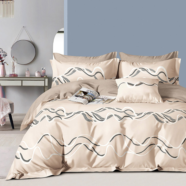 Beauty Home Σετ σεντόνια υπέρδιπλα Art 12609 Nicolo 230x260 Μπεζ