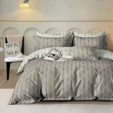 Beauty Home Σετ παπλωματοθήκη υπέρδιπλη Art 12614 Byrd 230x250 Γκρι,Μπεζ