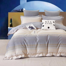 Beauty Home Σετ σεντόνια υπέρδιπλα Art 12618 Bach 230x260 Γκρι,Μπεζ