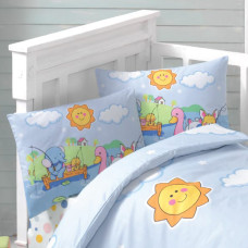 Beauty Home Ζεύγος μαξιλαροθήκες βρεφικές Art 5610 35x45 Γαλάζιο