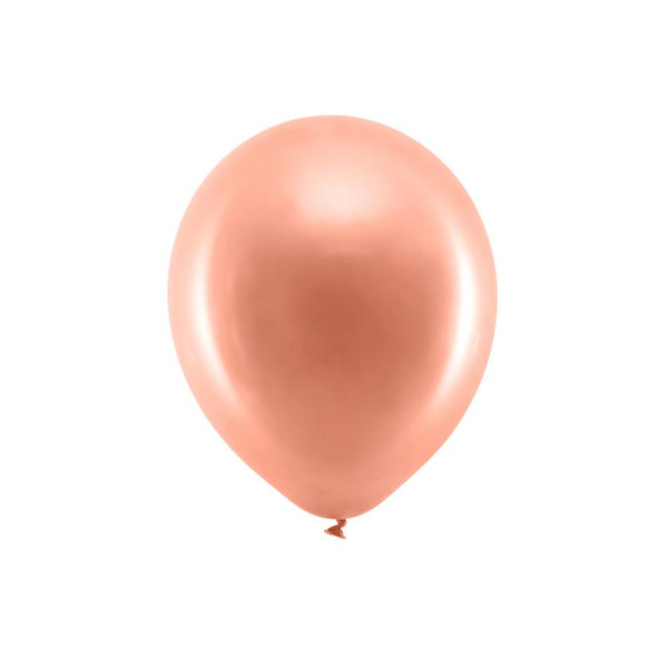 Beauty Home ΜΠΑΛΟΝΙΑ ΡΟΖ ΧΡΥΣΟ 30 CM  10 TEM