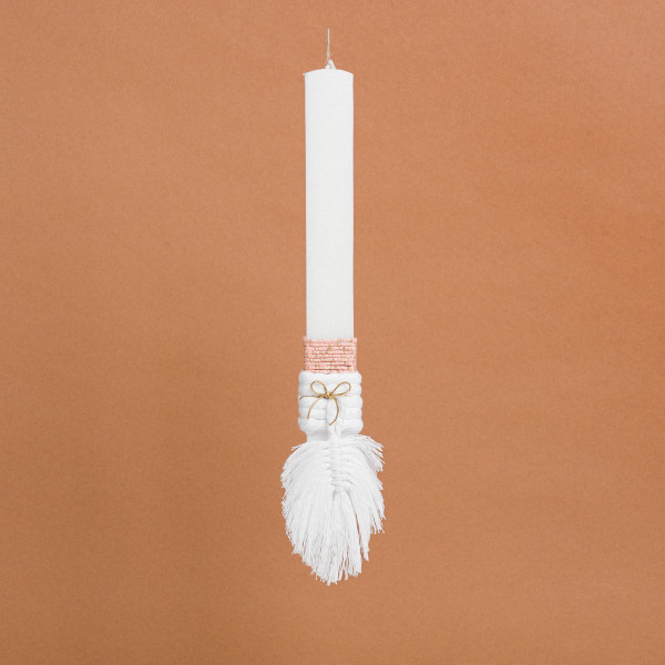 Beauty Home ΛΑΜΠΑΔΑ ΣΤΟΛΙΣΜΕΝΗ ΜΑΚΡΑΜΕ ΦΥΛΛΟ ΛΕΥΚΟ ΣΕ ΣΥΣΚΕΥΑΣΙΑ ΔΩΡΟΥ