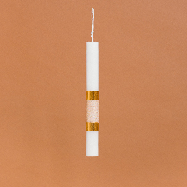 Beauty Home ΛΑΜΠΑΔΑ ΣΤΟΛΙΣΜΕΝΗ ΧΡΥΣΗ ΜΕ ΜΠΕΖ ΚΟΡΔΕΛΑ ΣΕ ΣΥΣΚΕΥΑΣΙΑ ΔΩΡΟΥ