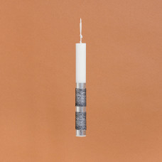 Beauty Home ΛΑΜΠΑΔΑ ΣΤΟΛΙΣΜΕΝΗ ΑΣΗΜΙ ΜΕ ΜΑΥΡΗ ΚΟΡΔΕΛΑ ΣΕ ΣΥΣΚΕΥΑΣΙΑ ΔΩΡΟΥ