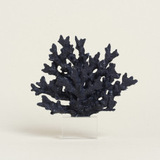 Beauty Home ΚΟΡΑΛΙ ΣΚ. ΜΠΛΕ ΜΕ ΒΑΣΗ PLEXI GLASS 24 x 24 cm