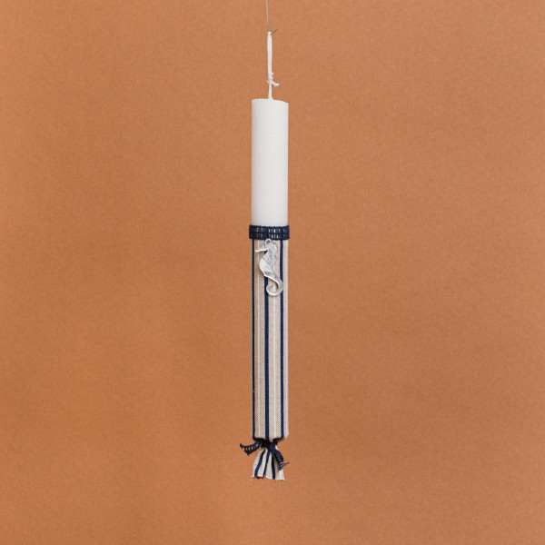 Beauty Home ΛΑΜΠΑΔΑ ΣΤΟΛΙΣΜΕΝΗ ΡΙΓΕ ΜΠΛΕ ΜΕ ΙΠΠΟΚΑΜΠΟ ΣΕ ΣΥΣΚΕΥΑΣΙΑ ΔΩΡΟΥ