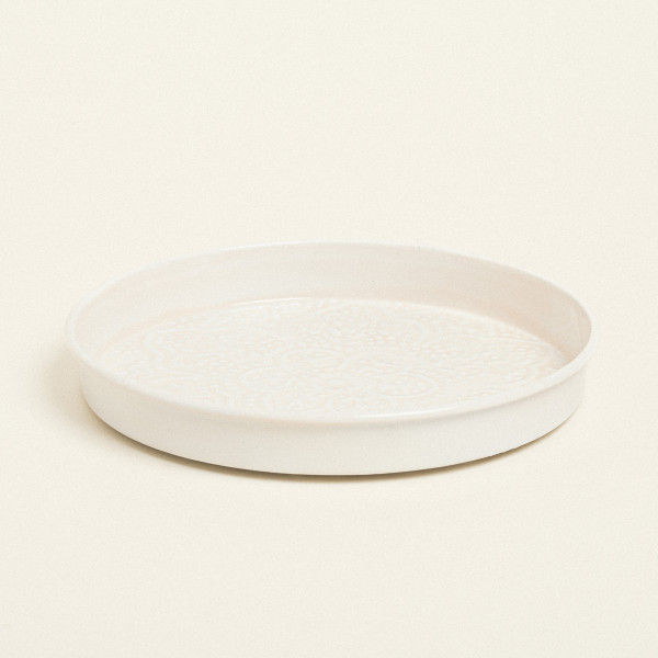 Beauty Home ΔΙΣΚΟΣ ΜΕΤΑΛΛΙΚΟΣ ΑΝΑΓΛΥΦΟΣ ΕΚΡΟΥ 22 CM