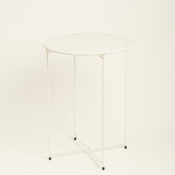 Beauty Home ΒΟΗΘΗΤΙΚΟ ΤΡΑΠΕΖΑΚΙ 46,5 x 62,5 cm ΕΚΡΟΥ