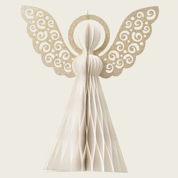 Beauty Home ΧΑΡΤΙΝΟΣ ΑΓΓΕΛΟΣ ΜΕ ΜΑΓΝΗΤΗ 17 x 20 cm