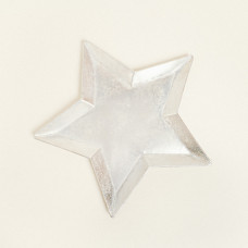 Beauty Home ΜΕΤΑΛΛΙΚΟΣ ΔΙΣΚΟΣ ΑΣΤΕΡΙ ΑΣΗΜΙ 47 x 49 x 2,5 CM