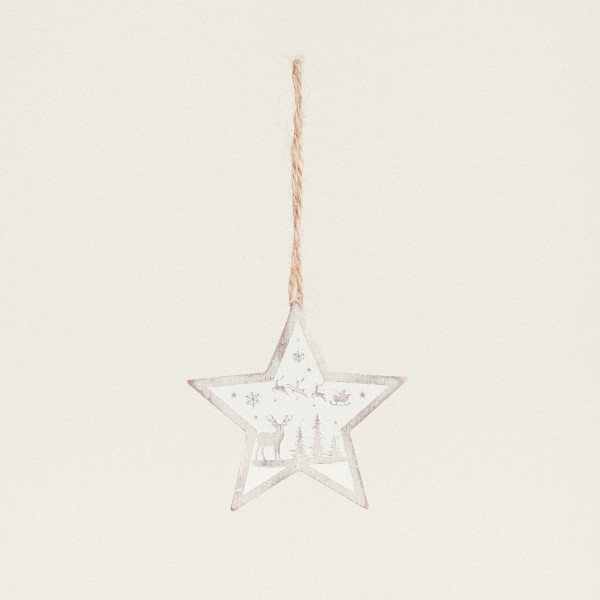 Beauty Home ΞΥΛΙΝH ΦΙΓΟΥΡA ΑΣΤΕΡΙ ΜΕ ΕΛΑΤΑ