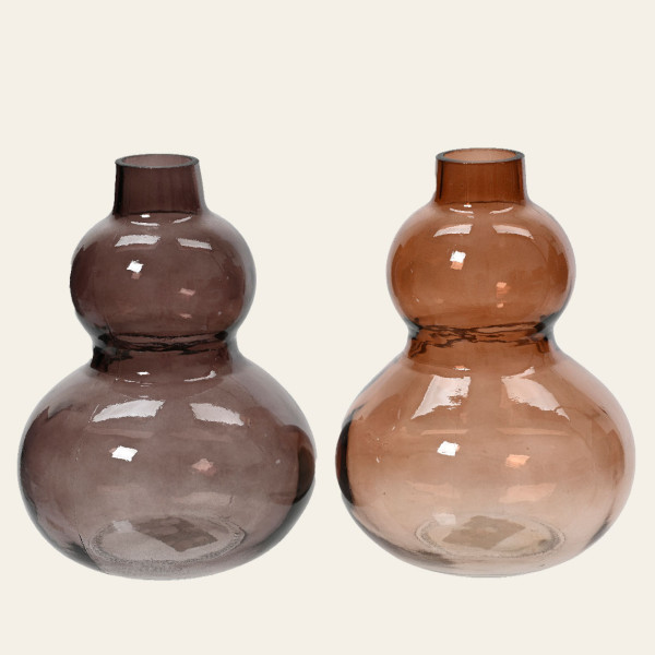 Beauty Home ΒΑΖΟ ΜΕ ΚΑΜΠΥΛΕΣ 11,5 X 15 CM  ΣΟΚΟΛΑ