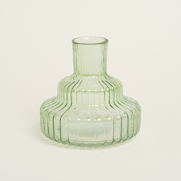 Beauty Home ΒΑΖΟ ΜΕ ΕΠΙΠΕΔΑ 15 x 14 cm  Λαχανί