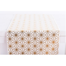 Beauty Home ΡΑΝΝΕΡ ΧΡΥΣΑ ΓΕΩΜΕΤΡΙΚΑ ΣΧΕΔΙΑ   32 cm x 1,5 m