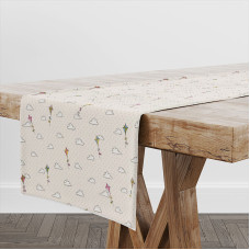 Beauty Home ΡΑΝΝΕΡ ΣΥΝΝΕΦΑ ΜΕ ΧΑΡΤΑΕΤΟΥΣ   32 cm x 2.5 m